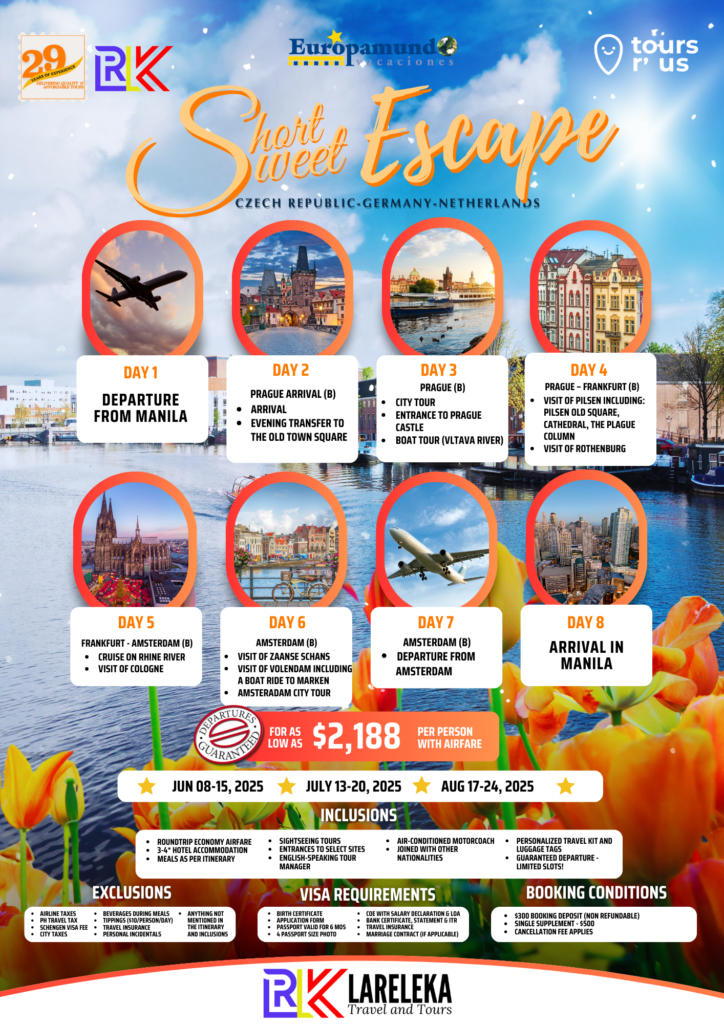 SWEET SHORT ESCAPE JUNE, AUG LTT
