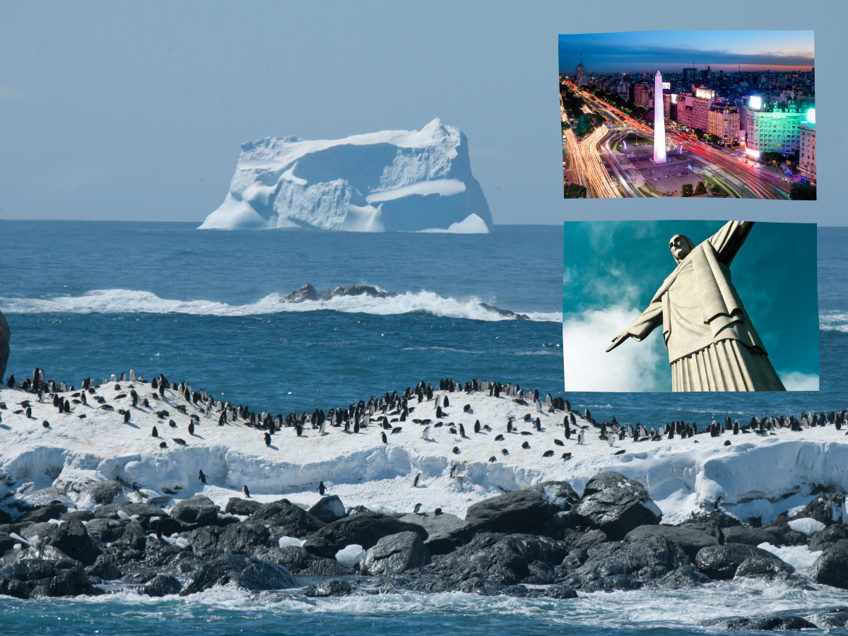Glaciers and Icebergs - Antarctic ice formations