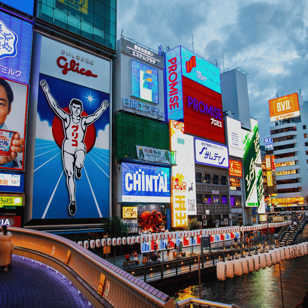 Osaka Dotonbori Japan tour package with Lareleka Travel and Tours